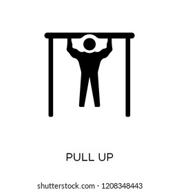 Pull up icon. Pull up symbol design from Army collection.
