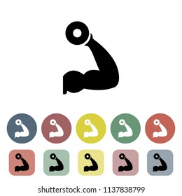 Pull Up icons set. Vector illustration.