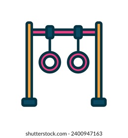 pull up ring icon. vector filled color icon for your website, mobile, presentation, and logo design.