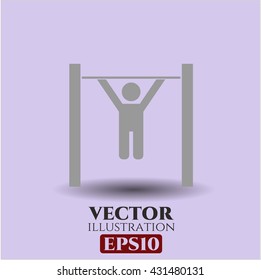 Pull Up vector icon
