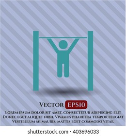 Pull Up vector symbol