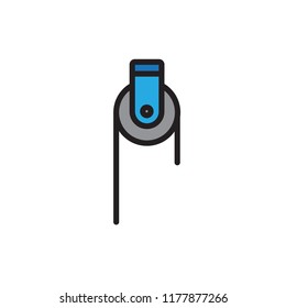 pulley icon vector design eps10