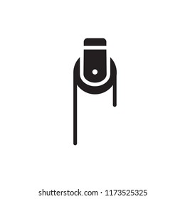 pulley icon vector glyph style eps 10