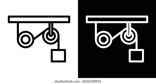 Pulley icon vector illustration EPS