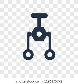 Pulley vector icon isolated on transparent background, Pulley transparency logo concept