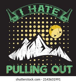 diseño de camiseta de montaña