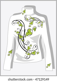 pullover design.eps 10