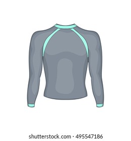 Pullover icon in cartoon style isolated on white background vector illustration