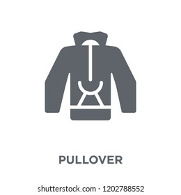 Pullover icon. Pullover design concept from Clothes collection. Simple element vector illustration on white background.