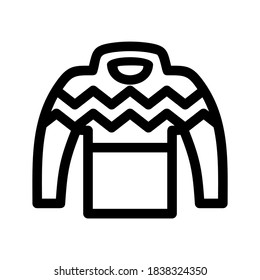 pullover icon or logo isolated sign symbol vector illustration - high quality black style vector icons
