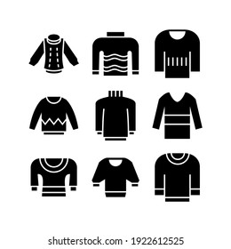 pullover icon or logo isolated sign symbol vector illustration - Collection of high quality black style vector icons
