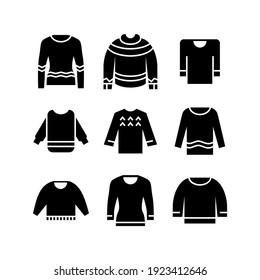 pullover icon or logo isolated sign symbol vector illustration - Collection of high quality black style vector icons
