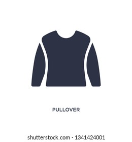pullover isolated icon. Simple element illustration from clothes concept. pullover editable logo symbol design on white background. Can be use for web and mobile.