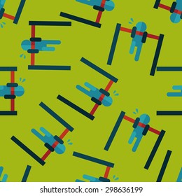 pull-up flat icon,eps10 seamless pattern background