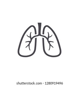 Pulmonary Icon Vector