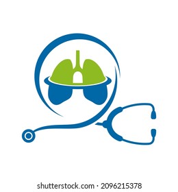 Pulmonary logo , simple and clean