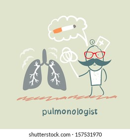 pulmonologist knocks dust from the human lung