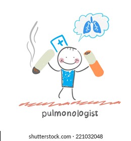 pulmonologist spoils cigarette