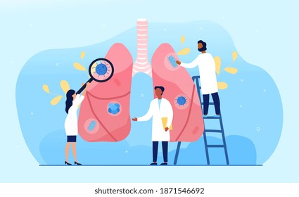 Pulmonology Concept Abstract Respiratory System Examination Stock ...