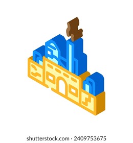pulp mill paper isometric icon vector. pulp mill paper sign. isolated symbol illustration