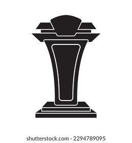 Pulpit symbol icon,logo vector illustration design template