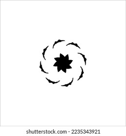 Icono del ventilador. Aire acondicionado de estilo sencillo símbolo de fondo de póster de gran venta. Elemento de diseño del logotipo de la marca del ventilador. Impresión de camisetas del ventilador. vector para pegatina.