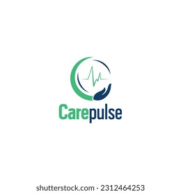 Atención Por Pulso - Logotipo De Atención Médica - Se Puede Utilizar Para Departamentos De Salud, Paramédicos, Clínicas O Hospitales Médicos