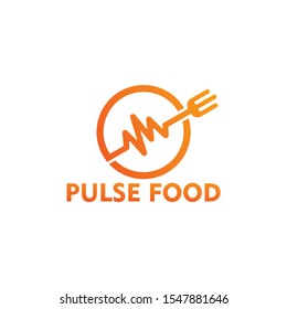 Pulse Food Logo Template Design