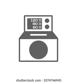 Pulse gauge icon in trendy flat style isolated on white background. Symbol for your web site design, logo, app, UI. Vector illustration, EPS