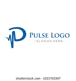 Pulse And Health Care Logo Vector