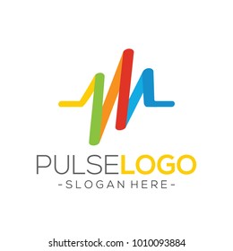Pulse And Health Logo Vector
