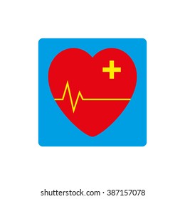 Pulse heart icon