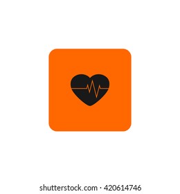 Pulse heart icon.