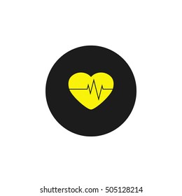 Pulse heart icon.