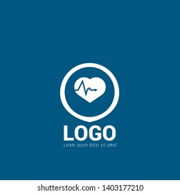 Pulse heart Logo Template Design.pulse icon