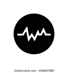 Pulse Heartbeat Icon Vector Illustration - Vector