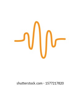 pulse icon design template illustration