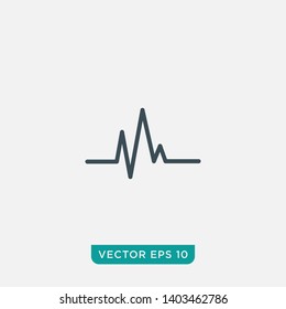 Pulse Icon Design, Vector EPS10