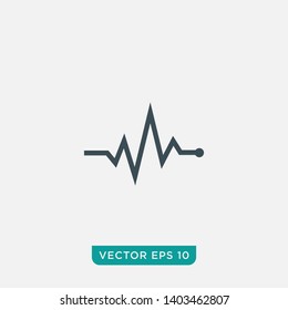 Pulse Icon Design, Vector EPS10
