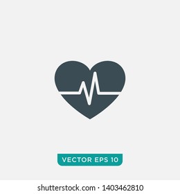Pulse Icon Design, Vector EPS10