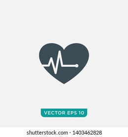 Pulse Icon Design, Vector EPS10