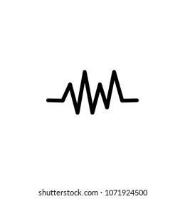 pulse icon. Element of minimalistic icon for mobile concept and web apps. Signs and symbols collection icon for websites, web design, mobile app on white background