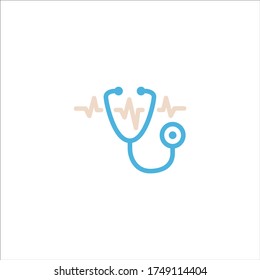 pulse icon flat vector logo design trendy illustration signage symbol graphic simple