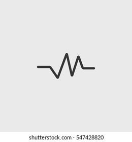 pulse  icon illustration isolated vector sign symbol