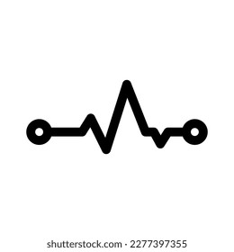 pulse icon or logo isolated sign symbol vector illustration - high quality black style vector icons
