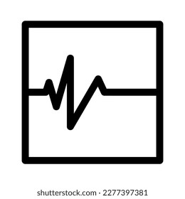 pulse icon or logo isolated sign symbol vector illustration - high quality black style vector icons
