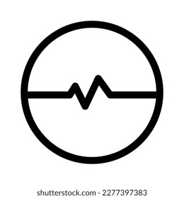 pulse icon or logo isolated sign symbol vector illustration - high quality black style vector icons
