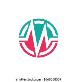 Pulse icon logo vector  illustration design