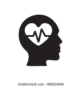 pulse icon on the white background.