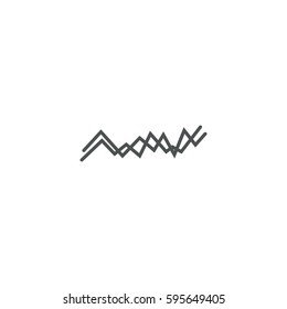 pulse icon. sign design